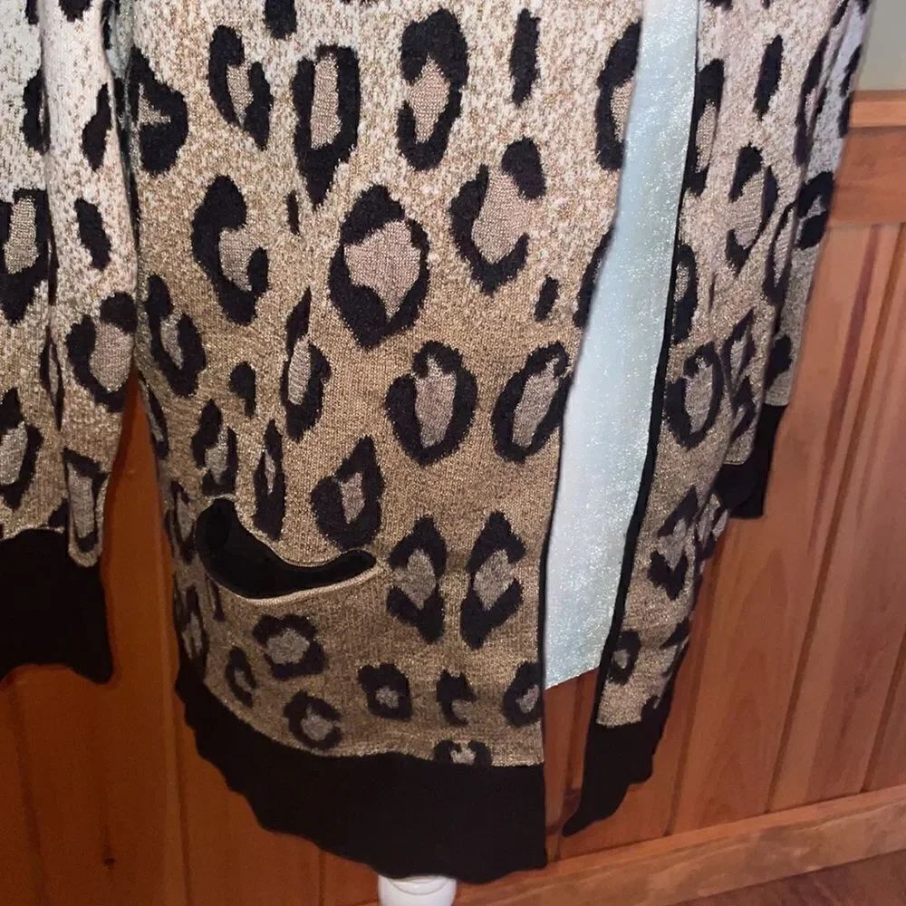 Ombré Cheetah 🐆 open front cardigan - Picture 2 of 10